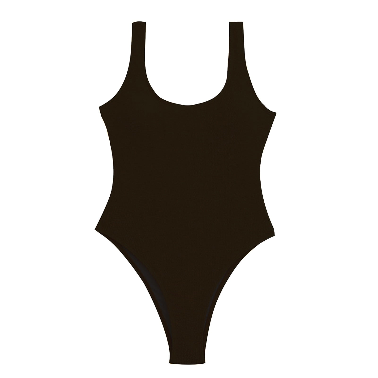 Solid Color Bathing Suit Ladies Women's Jumpsuit Pure Color Fluorescent