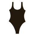 thumbnail image 1 of BKQCNKM One Piece Swimsuit Women, Full Coverage Swimsuits for Women, Padded Swimsuits for Women, Ribbed Swimsuits, Slimming Swimsuits for Women, Black L, 1 of 5