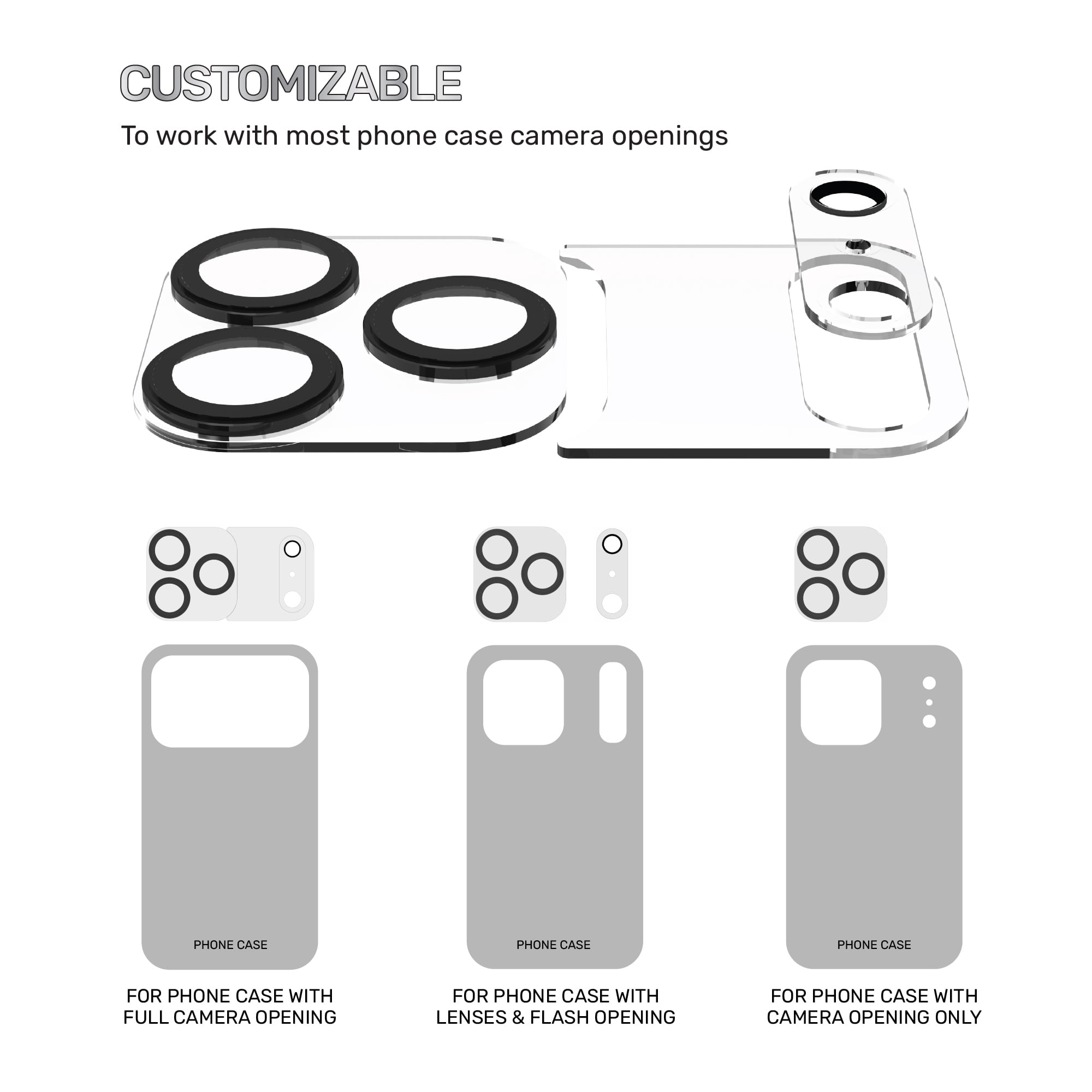 DuraGlass Camera Glass Protector for iPhone 17 Pro
