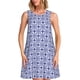 thumbnail image 1 of Fotbe Blue And White Porcelain Chinaware Vestido de Verano sin Mangas para Mujer – Vestido Midi Línea A, Estilo Camiseta Floral, Vestido Playero Casual y Fluido, 1 of 7
