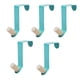 thumbnail image 3 of 5 ganchos multifuncionales para puertas de armarios, sin perforaciones, para abrigos y batas. Azul, 3 of 5