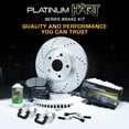 thumbnail image 7 of Hart Brakes Rear Brakes and Rotors Kit |Rear Brake Pads| Brake Rotors and Pads| Semi Metallic Brake Pads and Rotors| Hardware Kit and Brake Sensor - PHC1.31115.53, 7 of 7