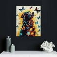 thumbnail image 4 of Nawypu Watercolor Golden Retriever Dog Canvas Wall Art Pet Puppy Dog Butterfly Canvas Print Painting Poster Wall Decor Framed Dog Lovers Gifts, 4 of 4