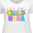 thumbnail image 4 of Inktastic Easter Nana Easter Eggs and Bunny Ears Women's Plus Size T-Shirt, 4 of 5