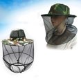 thumbnail image 3 of Head Net Hat Camouflage Breathable Mesh Face Netting Mosquito Cap Fishing Hat, 3 of 10