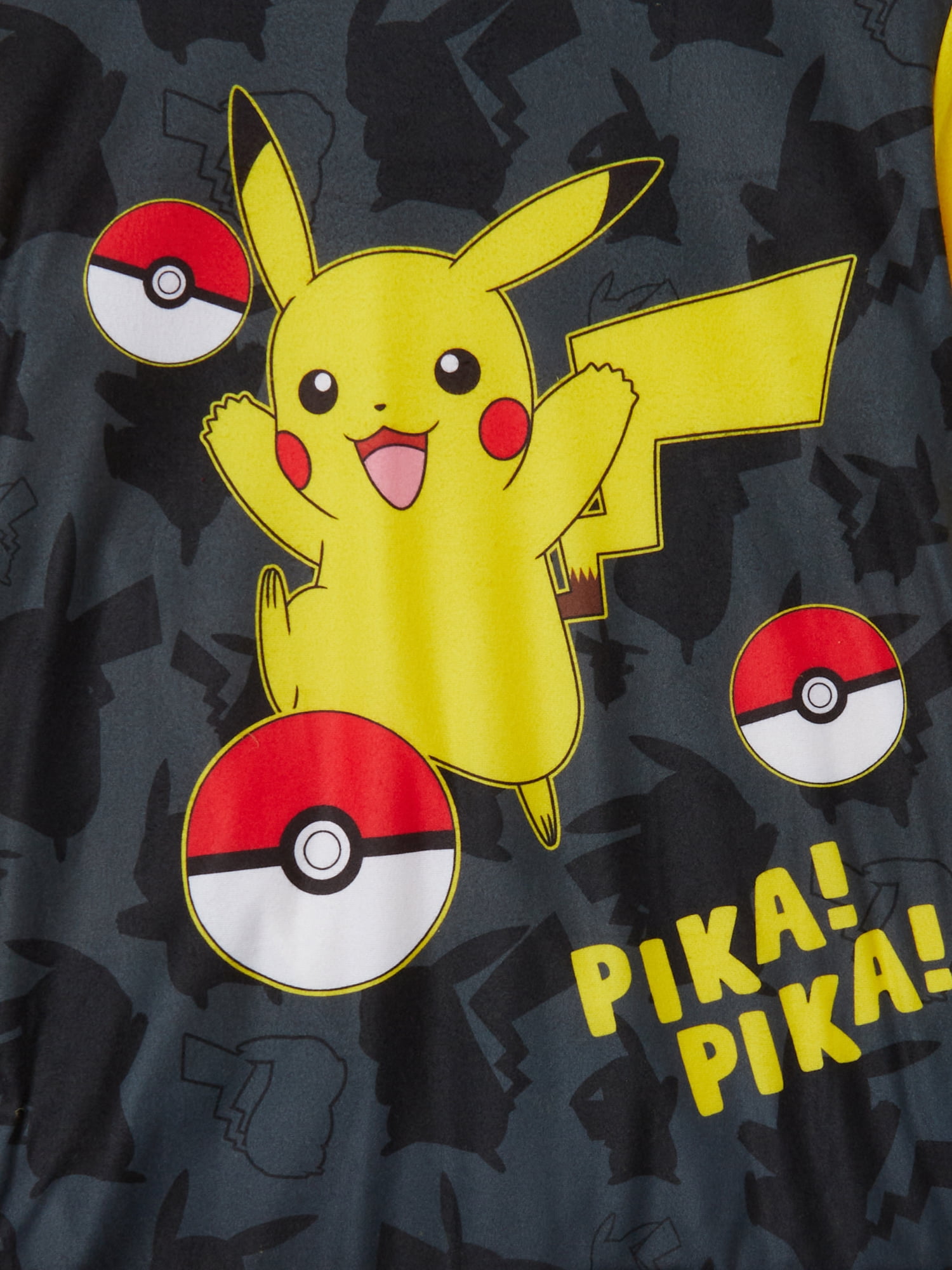 Pokemon Boys Long Sleeve Top and Pants Pajama Sleep Set, 2-Piece, Sizes 4-16
