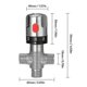 thumbnail image 3 of Adjustable Thermostatic Mixer Valve Brass for Bathroom Water Control, 3 of 4