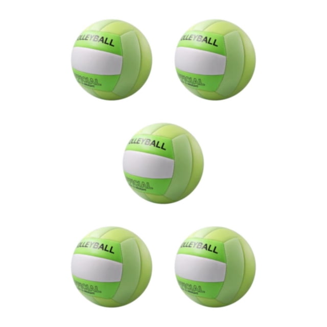 relayinert Exceptional Performance With PVC Made Volleyball Training Match And Game Elastic Training Volleyball Green 5Set