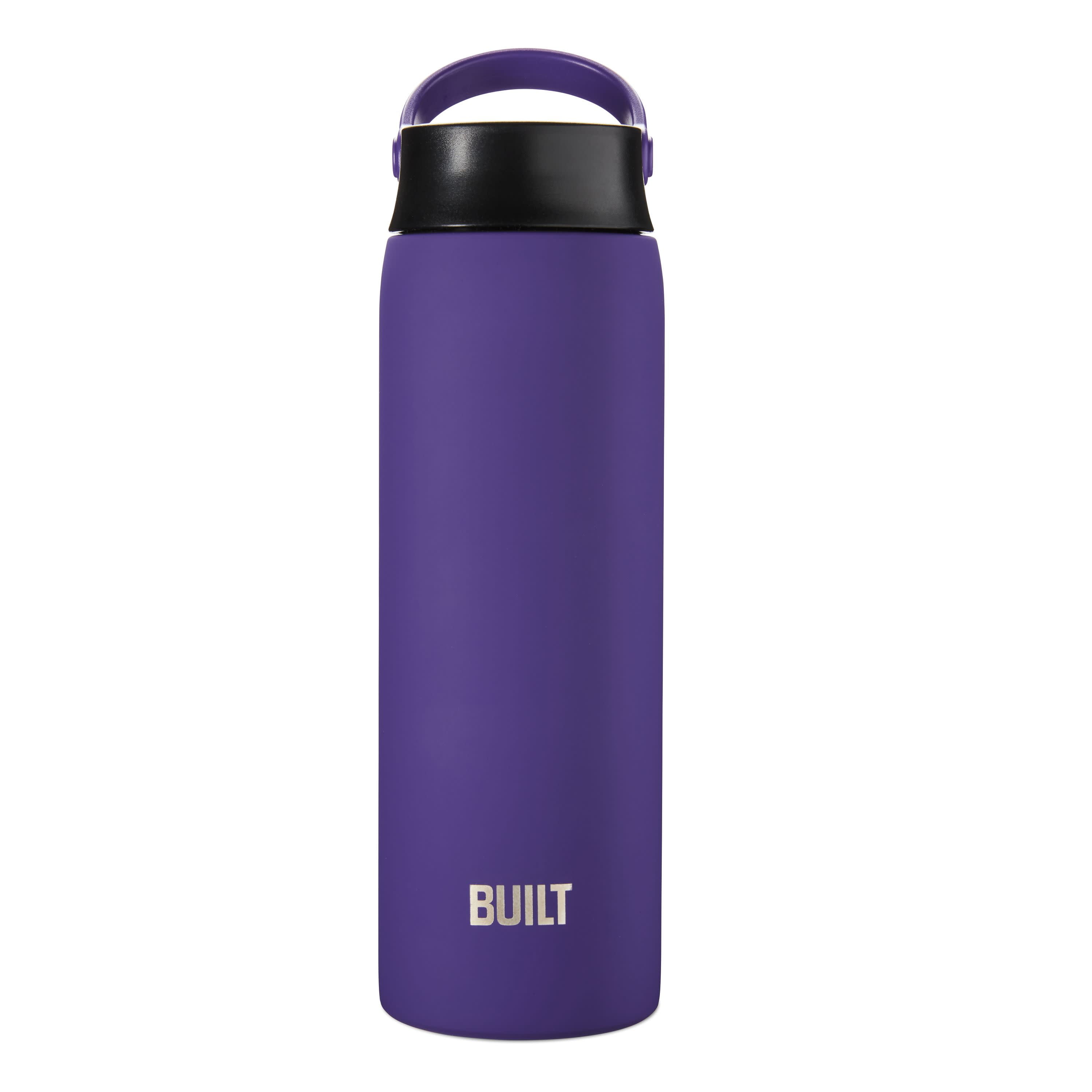 COOL GEAR Vacuum Insulated Stainless Steel Bottle Purple 20 FL OZ 20 oz hot cold