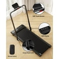 thumbnail image 6 of YDZJY 3 in 1 Folding Treadmill 300lbs Capacity, 3 HP Indoor Walking pad with APP Bracelet & Wider Running Belt(Black), 6 of 6
