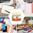 thumbnail image 6 of FORMRS 1-Subject Spiral Notebook 8" x 5" College Ruled 60 Refillable Sheet A5 Hard Cover, 2 Pack, Beige Glasses, 6 of 7