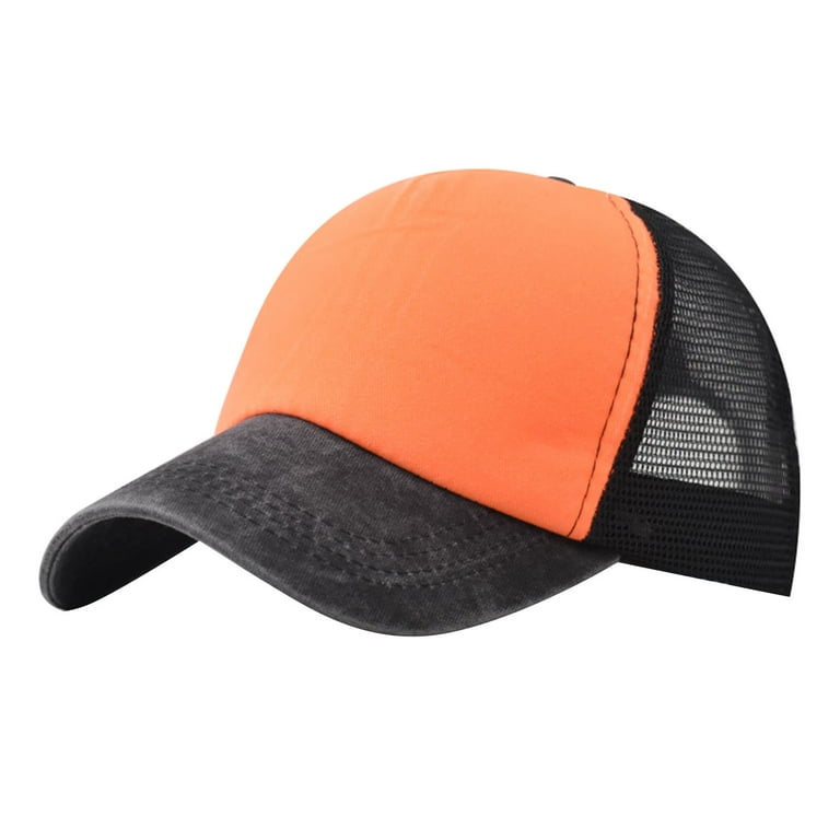 Sksloeg Hats for Men Adjustable Size for Running Workouts and Outdoor  Activities All Seasons,Ginger One Size