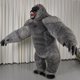 thumbnail image 4 of Disfraz inflable YONGSHENG de King Kong para adultos mascota peluda de peluche de Halloween, 4 of 5