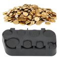 thumbnail image 2 of Rectangle Euro Coin Dispenser Plastic Coin Holders Storage Box Organizer Car Home Office Desktop Use, 2 of 9