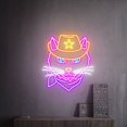 thumbnail image 1 of Cowboy Cat Neon Sign Neon Bar Decor Sign  Home Room Wall Decor Gaming Room Decor, 1 of 6