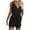 Black, variant on DDAPJ pyju Womens Rompers Summer Casual V Neck Button Down Belted Jumpsuits Sleeveless Short Pant Romper Outfit with Pockets on Sale Black XXXL