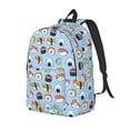 thumbnail image 1 of Disketp Kawaii Sushi (2) Mochila de Lona Estampada, Mochila Escolar de Viaje Ligera para Estudiantes y Portátil-Small, 1 of 5