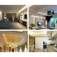 thumbnail image 6 of UL-Listed COB LED Strip Lights, 5m/16.4ft Flexible, Warm White 3000K 5500Lm CRI 80+, 528LEDs/M LED Tape Light , DC24V led Rope Lights for Stage, Home, Cabinet, Kitchen, DIY Lighting, 6 of 7