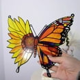 thumbnail image 4 of Msgweeeg Rearview Mirror Hanging Accessories Home Decor Living Room Butterflys Sunflower Suncatcher, 4 of 10
