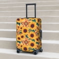 thumbnail image 6 of Hirioo Bohemian Sunflower for Elasticity Suitcase Cover (No luggage Included) Durable Luggage Protector Fits 18-32 Inch Luggage-X-Large, 6 of 7