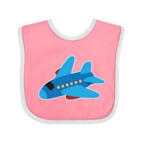 Inktastic Jet Airplane Childs Plane Boys or Girls Baby Bib