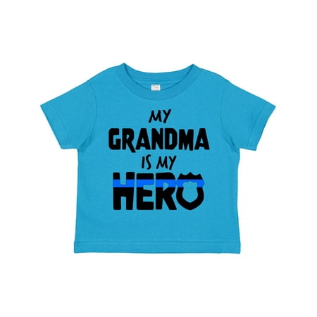 

Inktastic My Grandma is my Hero Police Officer Family Boys or Girls Toddler T-Shirt