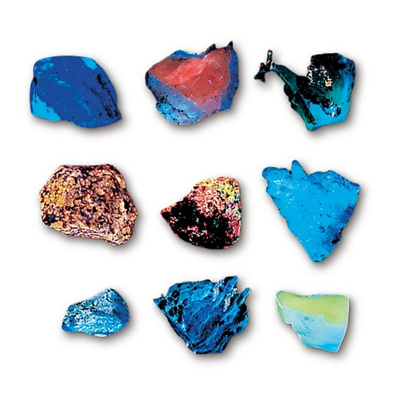 Long-Wave Fluorescent Minerals Collection