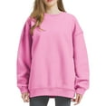 thumbnail image 3 of Pxiakgy Vente Chaude!! Sweatshirts Oversize pour Femmes, Sweats à Capuche, Pulls Col Rond, Hauts Décontractés, Tenues de Mode Printemps Automne, Vêtements de Sport 2025, Veste Sweat-Shirt, Pantalon, Rose TTG, 3 of 9