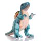 thumbnail image 1 of Muñeco de peluche con dibujos animados de tiranosaurio Rex, niño rosa, 26 cm, 1 of 2