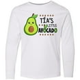 thumbnail image 3 of Inktastic Tía's Little Avocado with Cute Baby Avocado Long Sleeve Youth T-Shirt, 3 of 5