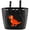 T-Rex, variant on YeloYolker Kids Bike Basket, Cute Dinosaur Bicycle Basket for Boys, Toddlers, Plastic Front Handlebar Basket for Scooter, Tricycle，Balance Bike(I-Rex)