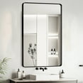 thumbnail image 6 of Dtwnek 23x30 Inch Black Aluminium Frame Wall Mirror for Bathroom, Living Room, 6 of 6