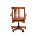 thumbnail image 3 of Crafters and Weavers Arts and Crafts Wood Office Chair in Oak, 3 of 3