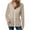 Beige, variant on Women's Sports Hooded Jackets, Slim Fitting Zip up Light Weight Hoodie Sweatshirt Long Sleeve Basic Casual Wear Coats Dark Gray XXL