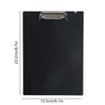 thumbnail image 3 of KeirineCC A5 File Cover Folder Clipboard,Profile Clip File Folder,360 Degree Flip Writing Pad,PP File Clipboard for A4 and Letter Size Business,Office,School Papers - Size A5,Black, 3 of 9