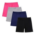 thumbnail image 2 of Girls Bike Shorts Cartwheel Dance Shorts for Kids Under Dress 4 Pack, 2 of 7