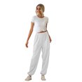 thumbnail image 4 of Pantalon de Survêtement pour Femmes à Poches, Taille Haute, Sportif, Ajusté pour la Gym et le Sport, Pantalon de Détente, 4 of 9