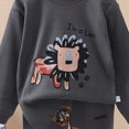 thumbnail image 5 of Kaprioy Baby Toddler Boy Clothes Fall Winter Outfit Long Sleeve Sweatshirts Pants Set 6 9 12 18 24 Months 3T 4T 5T Boy Clothes Boys Clothes Boys Outfits, 5 of 7