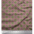 thumbnail image 1 of Soimoi Modal Satin Fabric Geometric & Mandala Kaleidoscope Decor Fabric Printed Yard 42 Inch Wide, 1 of 3
