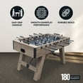 thumbnail image 4 of Hathaway 55" Braxton Stand Alone Foosball Table, height 34.5", 4 of 7