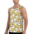 thumbnail image 2 of Easygdp Cartoon Chicken Men's Tank Top, Sleeveless Muscle T Shirts, Breathable, Quick-Dry, Loose for Gym, Running, Fitness - 4X-Large, 2 of 9
