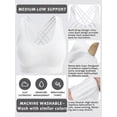 thumbnail image 6 of MINTREUS Sports Bras for Women,Padded Strappy Sports Bras Criss-Cross Back Yoga Cami Medium Support Sports Bras with Removable Cups, 6 of 6