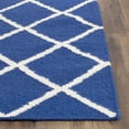thumbnail image 3 of Safavieh Dhurries Victor Geometric Area Rug, Dark Blue, 4' x 6', 3 of 8