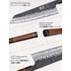 thumbnail image 4 of Cuchillo de Chef Kiritsuke HOSHANHO de 9 Pulgadas, Forjado a Mano en Japón con 9 Capas de Acero de Alto Carbono 10Cr15CoMoV, Cuchillo Profesional de Cocina con Mango Ergonómico de Madera de Rosa, 4 of 7
