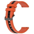 thumbnail image 2 of For Garmin Forerunner Sq2 20mm Vertical Two-color Silicone Watch Band, 2 of 4