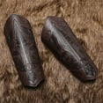 thumbnail image 5 of Embossed Arm Bracers Retro Leather Gauntlets Guards for and LARP Events, 5 of 8