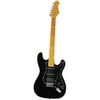 Spectrum Custom Pro Series Electric Guitar with Built-in Wireless, Maple with Ultra-Black Finish