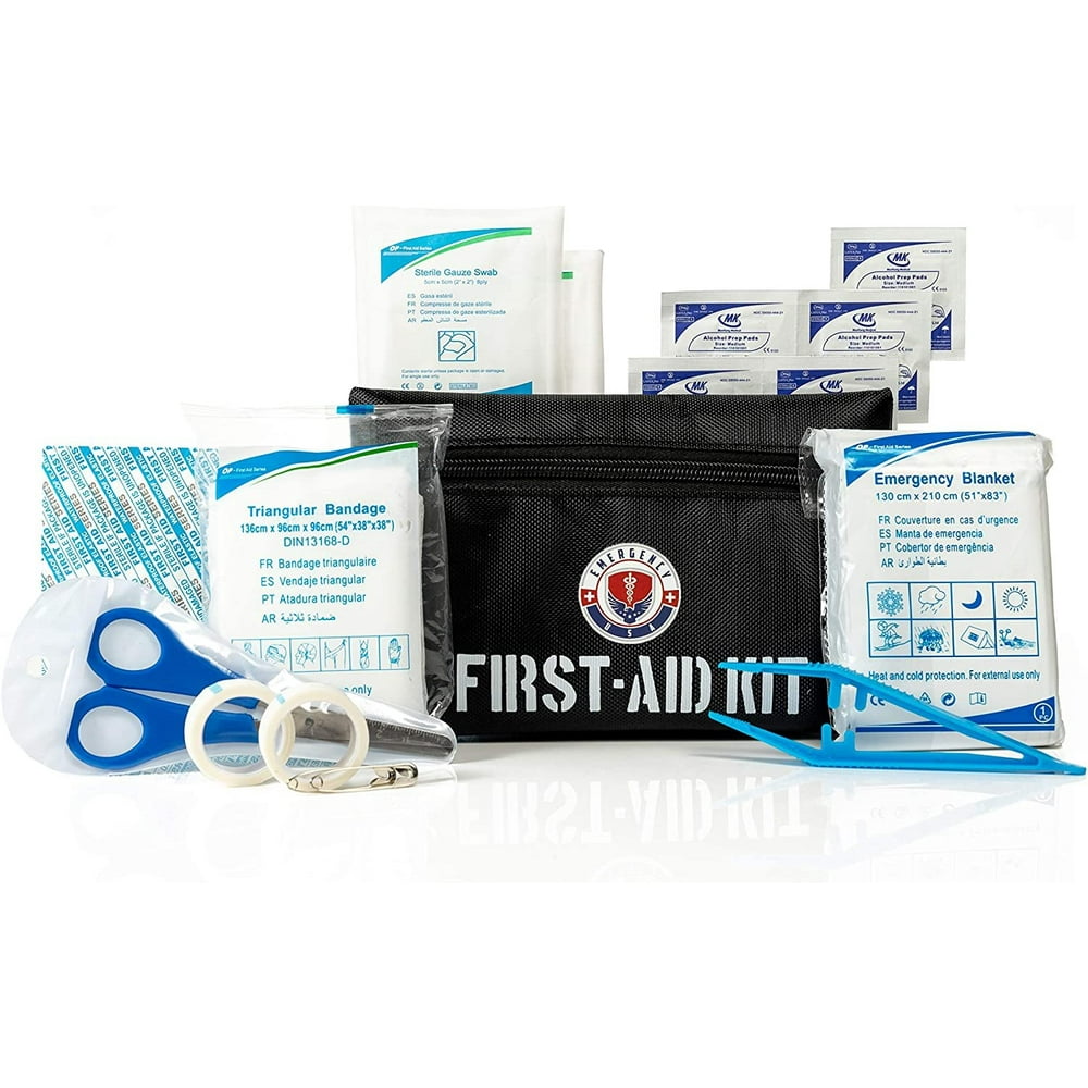 First Aid Kit Medical Emergency Bag Travel Survival Kit Pack of 1