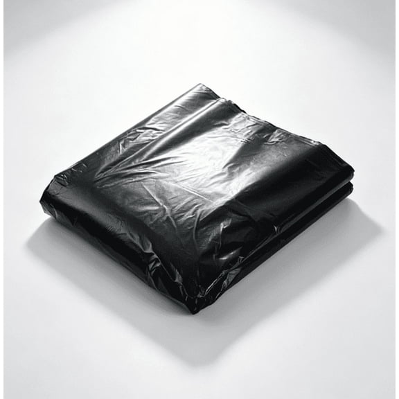 Heavy-Duty Black Trash Bags – 10-Pack Durable Outdoor Garbage Liners for Garden, Yard Waste & Household Cleaning