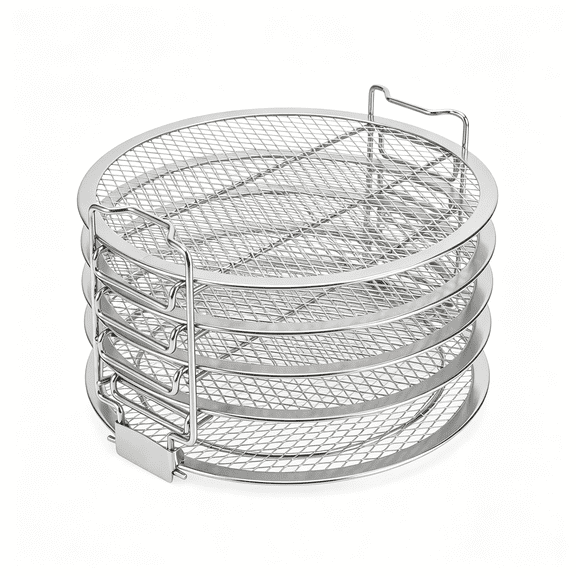 NORIZF Dehydrator Rack Stainless Steel Stand Accessories Compatible with Foodi Pressure Cooker and Air Fryer 6.5 and 8 Quart, Air Fryer 8 Qt
